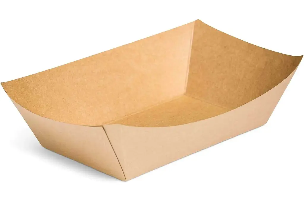 [FIN.C.BARC16X12.AV.50] BARCHETTE/VASCHETTE DI CARTONE KRAFT  CM 16X12,5