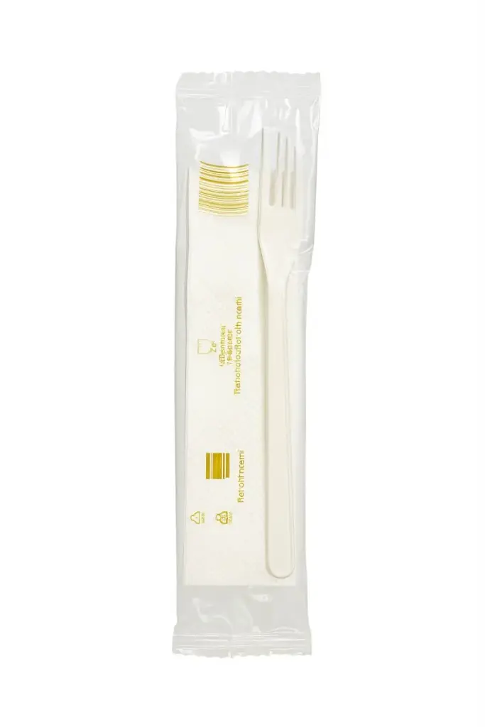 [FOR.B.TOV.CPLA.B.1000] FORCHETTE BIO IN CPLA CON TOVAGLIOLO 