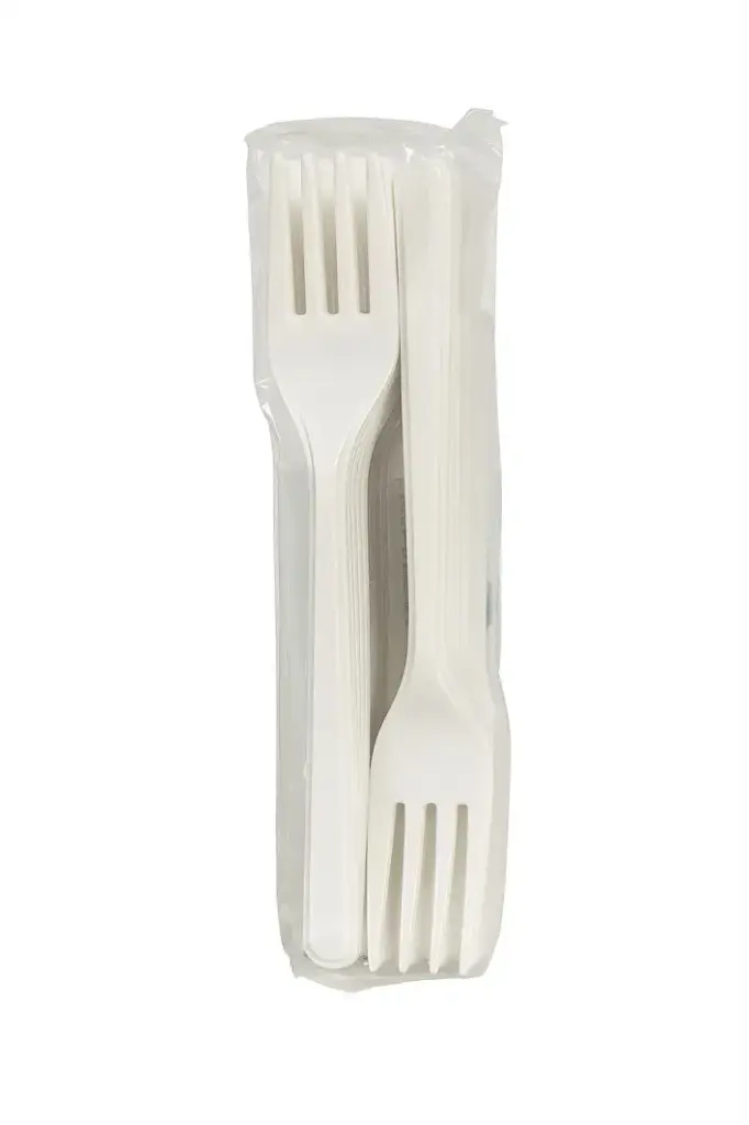 [FOR.PP.FLEX.B.50] FORCHETTE FLEXY BIANCHE RIUTILIZZABILI IN PP 