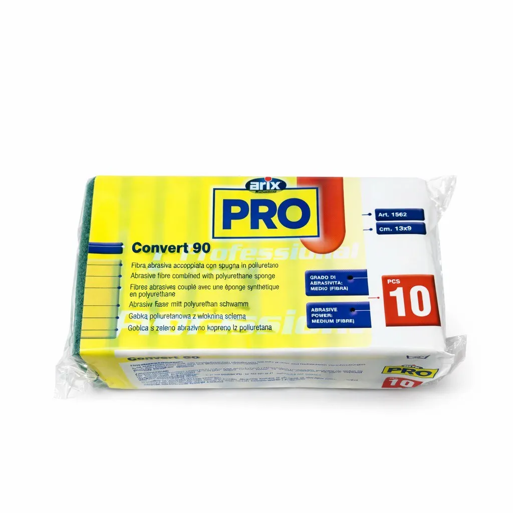 [PUL.SP.ACC.ABR.0.10] SPUGNE CON FIBRA ABRASIVA 