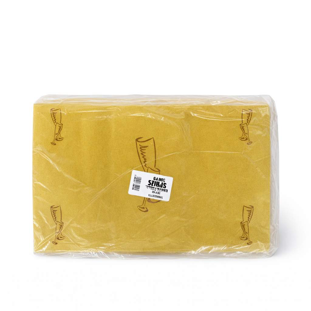 TOVAGLIETTE DA CM 30X40 IN CARTA PAGLIA DECORATA 