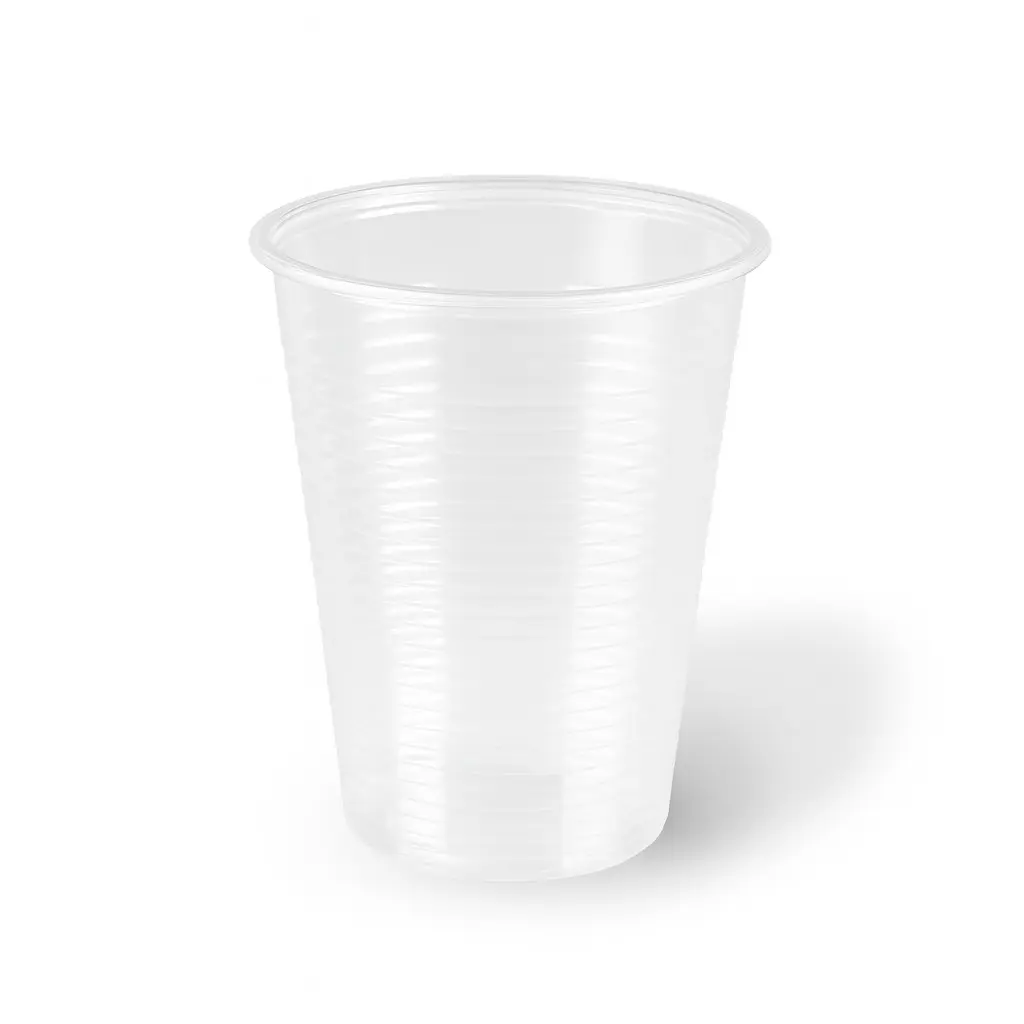 [BIC.B.200.T.ECO.50] BICCHIERI 200 CC BIO TRASPARENTI IN PLA CLASSICO