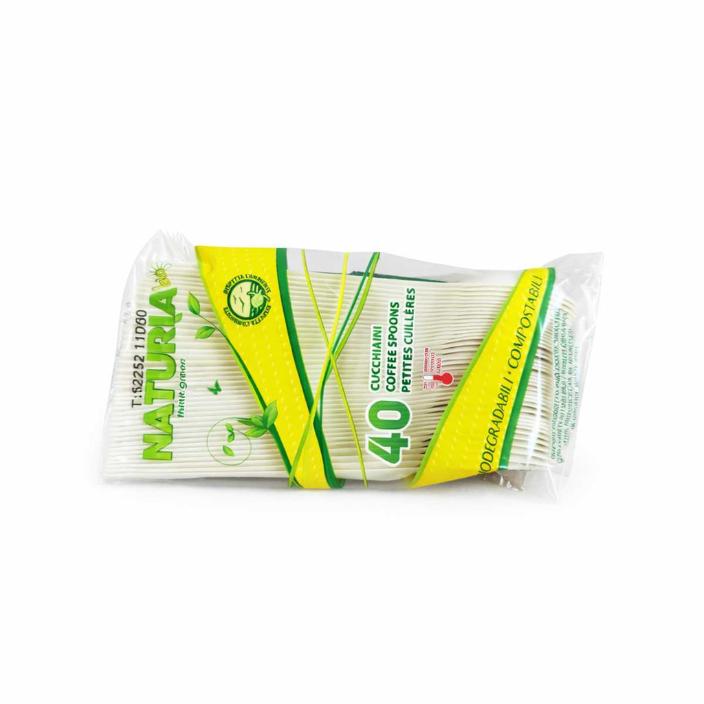 [CUC.BIO.DES.B.40] CUCCHIAINI BIANCHI DA DESSERT BIO 