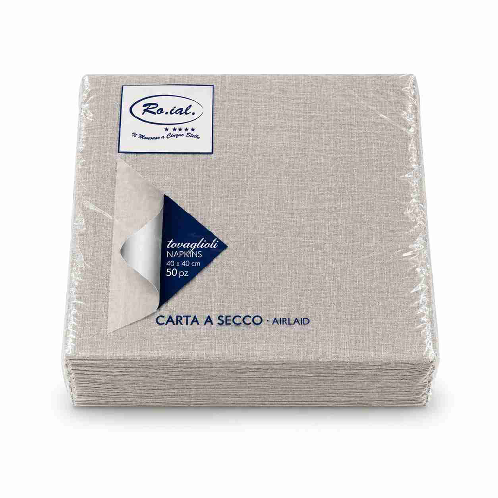 TOVAGLIOLI DA CM 40x40 COLORE CAFFE' - FRIDA