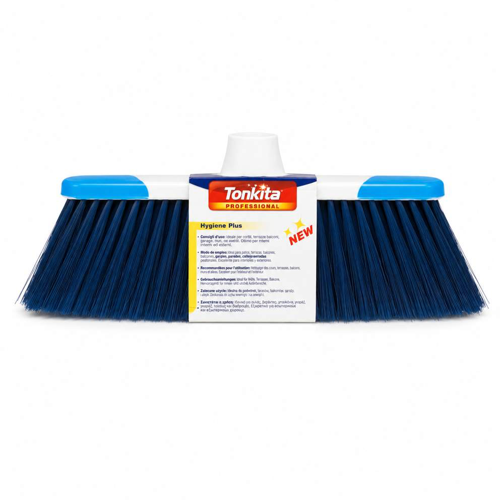 SCOPA DA INTERNI COLORE BLU SETOLE BLU