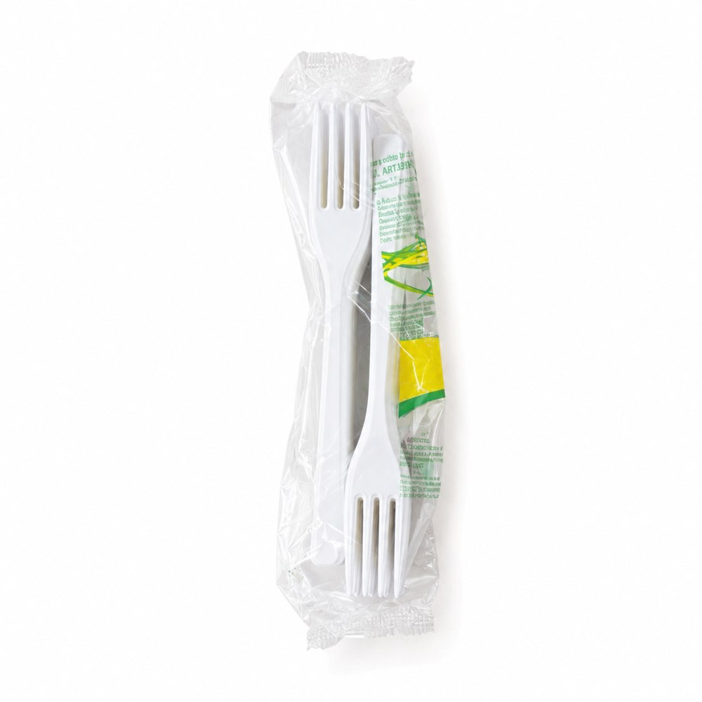 [FOR.B.PLA.B.50] FORCHETTE BIANCHE BIO IN CPLA