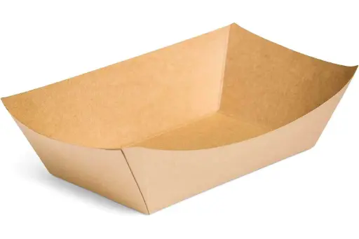 [FIN.C.BARC16X12.AV.50] BARCHETTE/VASCHETTE DI CARTONE KRAFT  CM 16X12,5