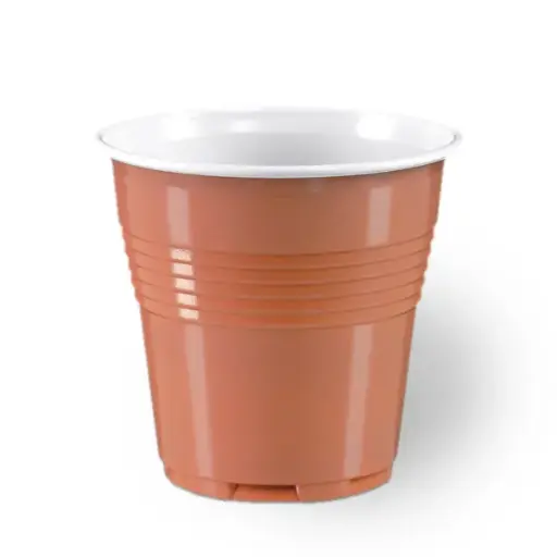 [BIC.PS.80.BIC.100] BICCHIERI DA CAFFE' 80 CC BICOLORE IN PS