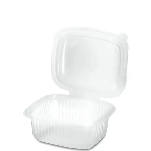 [BOX.PP.500.T.50] CONTENITORI RETTANGOLARI 500 ML CON COPERCHIO TRASPARENTI IN PP 