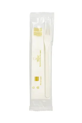 [FOR.B.TOV.CPLA.B.1000] FORCHETTE BIO IN CPLA CON TOVAGLIOLO 