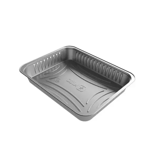 [VAS.A.4PC.G.50] VASCHETTE IN ALLUMINIO 4 PORZIONI CON COPERCHIO